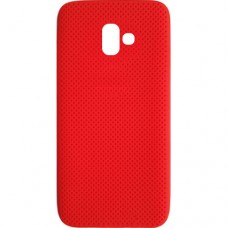 Capa para Samsung Galaxy J6 Plus - Premium Padrão Vermelha